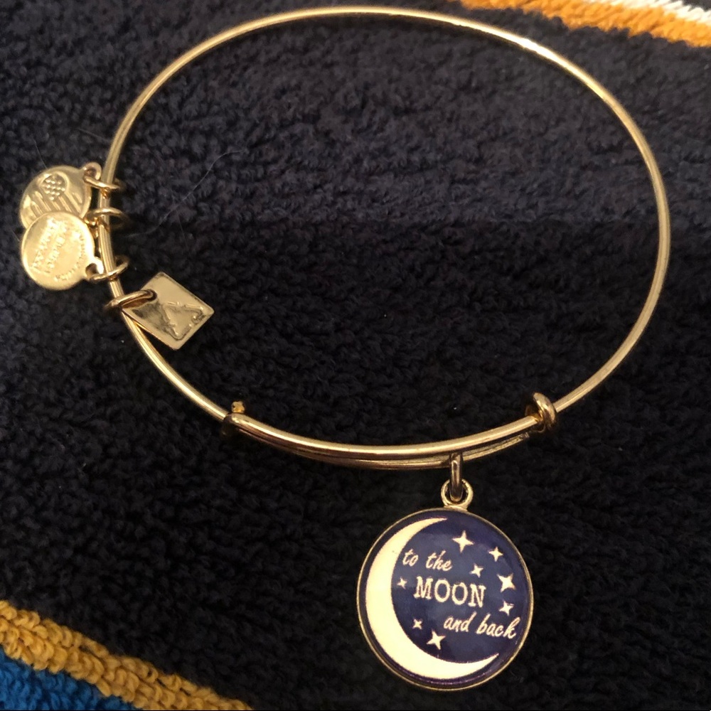 Alex and Ani “to the moon and back” bracelet.